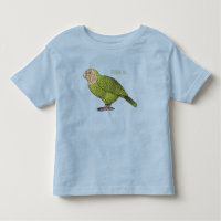 Kakapo bird cartoon illustration 
