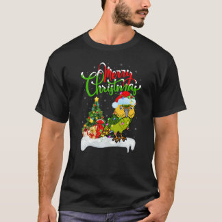 Kakapo Bird Xmas Decorations Santa Kakapo Christm T-Shirt