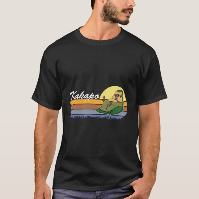 Kakapo Birds Biologist Birdwatchig Ornithologist T-Shirt (Front)
