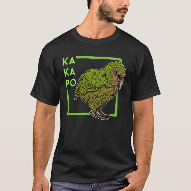 Kakapo birds biologist birdwatchig ornithologist   T-Shirt (Front)