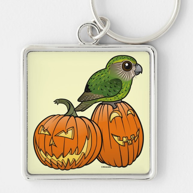 Kakapo Halloween Keychain (Front)