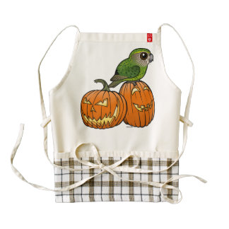 Kakapo Halloween Zazzle HEART Apron