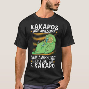 Kakapos are awesome New Zealand owl parrot Kakapo T-Shirt