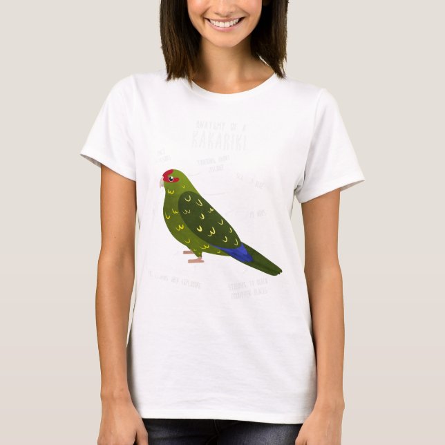 Kakariki Anatomy T-Shirt (Front)