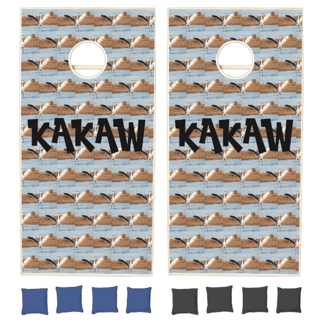 KAKAW Corn Hole Boards Cornhole Set (Set)