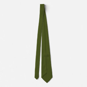 Kaki Green Background Color Customize This Neck Tie
