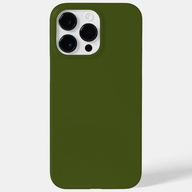 Kaki Green Background to if you wish Case-Mate iPhone Case (Back)