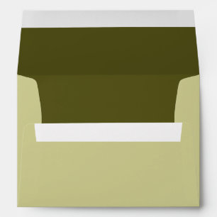 Kaki Sage Background Color Customize This! Envelope
