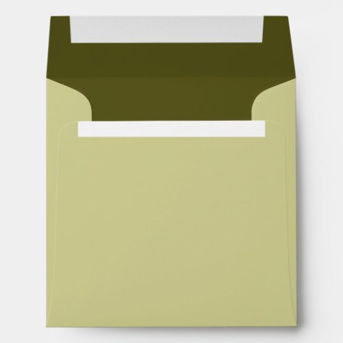 Kaki Sage Background Color Customize This Envelope