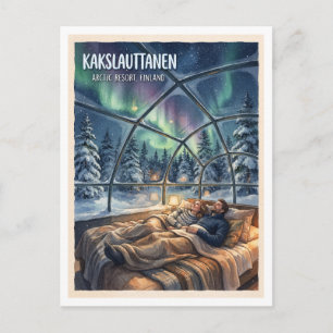 Kakslattannen Arctic Resort Saariselkä Finland Postcard