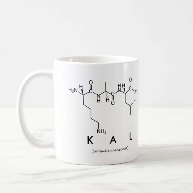Kal peptide name mug (Left)