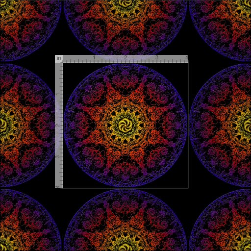 Kala Chakra Combed Cotton (56" width) Fabric