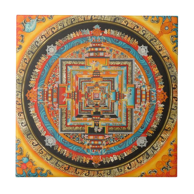 KALACHAKRA ESOTERIC MANDALA III TILE (Front)