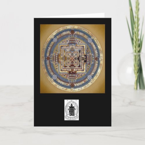 Kalachakra Mandala B Greeting Card