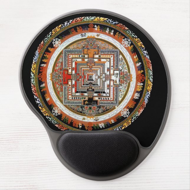 Kalachakra Mandala Gel Mouse Pad (Front)
