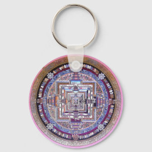 Kalachakra Mandala Tibetan Buddhist Keychain