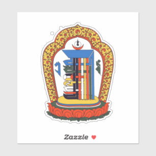 Kalachakra Mantra Mandala Buddhist Sticker