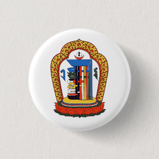Kalachakra Mantra Tibetan Buddhist Button