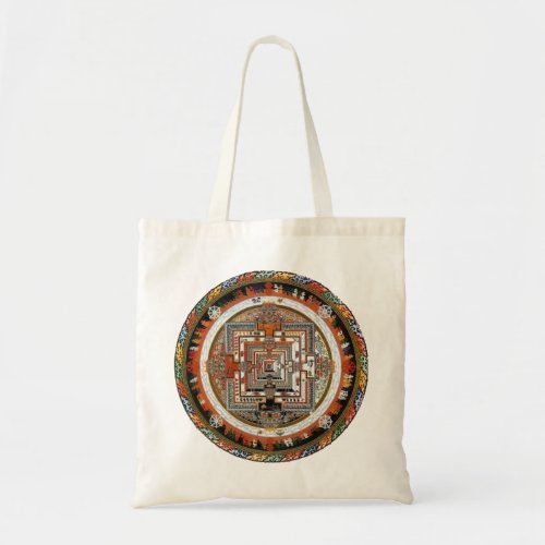 Kalachakra Sand Mandala Tote Bag