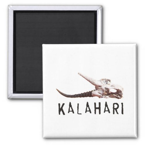 Kalahari desert in Africa Dead antelope skull Magnet