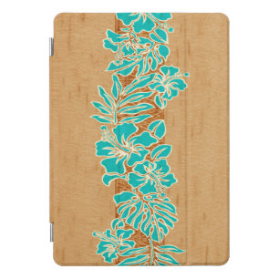 Kalaheo Hawaiian Hibiscus Faux Wood iPadSmartCover iPad Pro Cover
