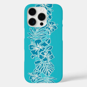 Kalaheo Hawaiian Hibiscus Tapa iPhone 16 Pro Case