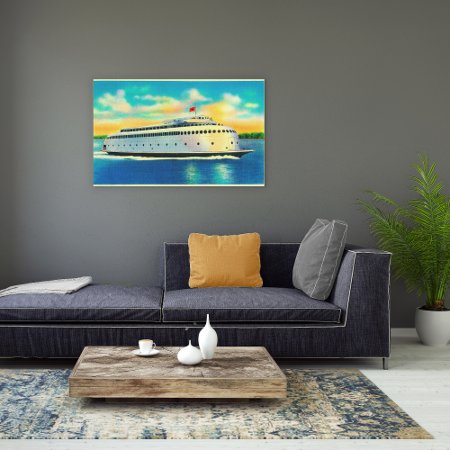 Kalakala Ferry, World's First Streamlined Canvas Print