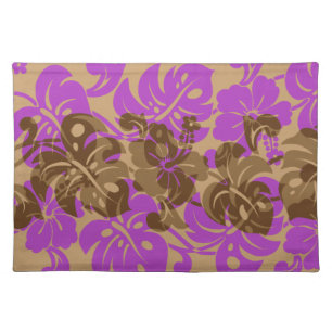Kalakaua Border Hawaiian Hibiscus Placemats