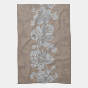 Kalakaua Hawaiian Hibiscus Border KL302 Kitchen Towel