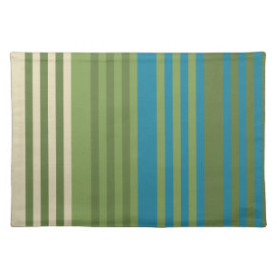 Kalakaua Hawaiian Tropical Beach Stripes KL301 Cloth Placemat
