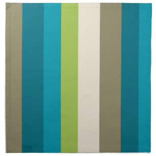 Kalakaua Hawaiian Tropical Beach Stripes KL303 Napkin