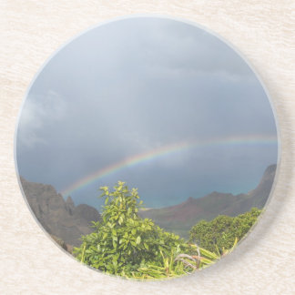 Kalalau Rainbow Drink Coaster