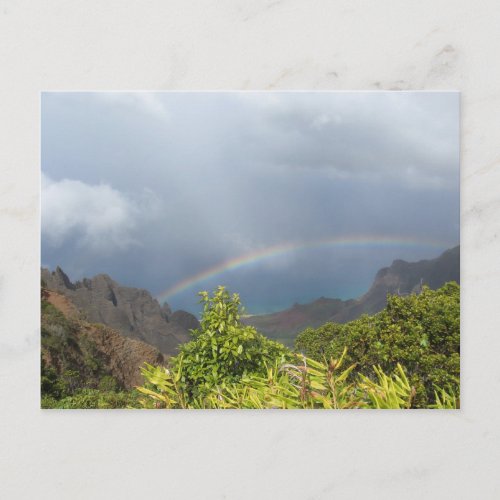 Kalalau Rainbow Postcard