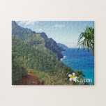 Kalalau Trail Jigsaw Puzzle<br><div class="desc">11” x 14” jigsaw puzzle with an image of a section of the Kalalau Trail along Kauai's hauntingly beautiful Na Pali Coast. The trail runs approximately 11 miles along the island's north shore from Keʻe Beach to the Kalalau Valley. See the entire Hawaii Puzzle collection in the HOME section.</div>