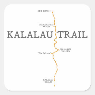 Kalalau Trail sticker