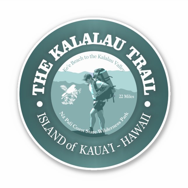 Kalalau Trail (T) Sticker (Front)
