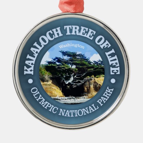 Kalaloch Tree of Life Metal Ornament
