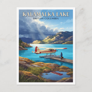 Kalamalka Lake, British Columbia Vernon Canada Postcard
