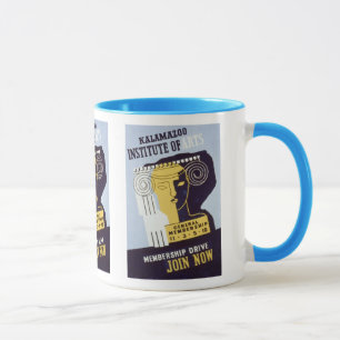 Kalamazoo Institute of Arts - WPA Poster - Mug