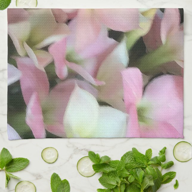 Kalanchoe Flowers Kitchen Towel (Folded)