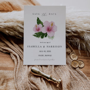 KALANI Hibiscus Save the Date Template