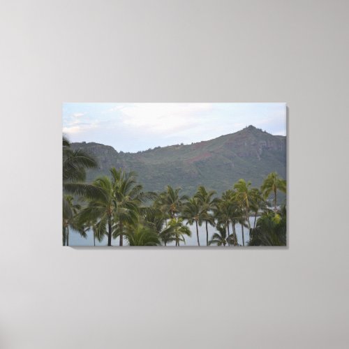 Kalapaki Bay in Kauai Canvas Print