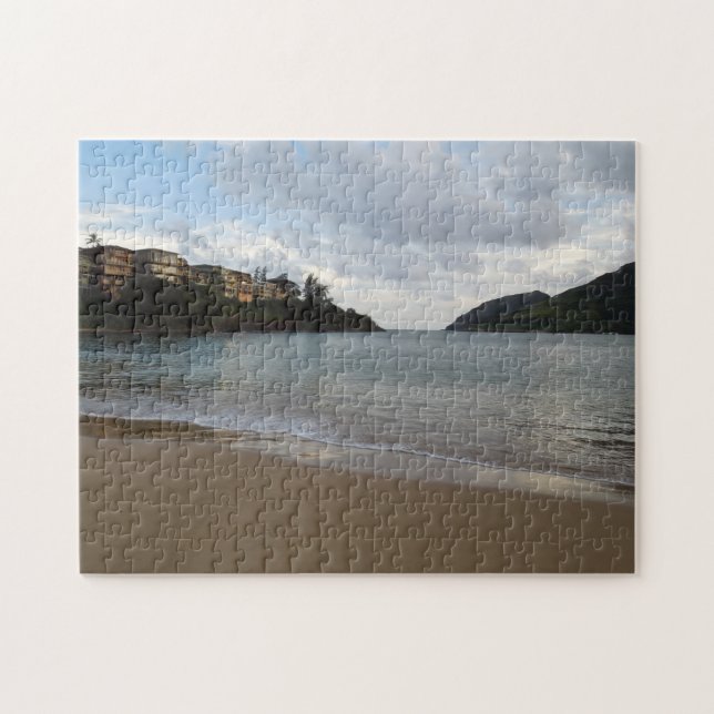Kalapaki Bay in Kauai, Hawaii Jigsaw Puzzle (Horizontal)