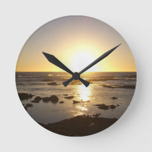 Kalbarri Beach Sunset  Round Clock