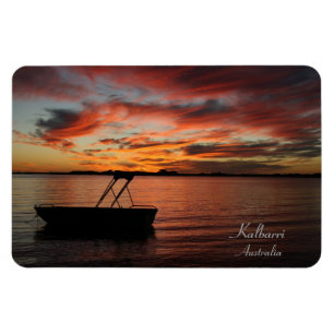 Kalbarri Sunset, Western Australia. Postcard Magnet