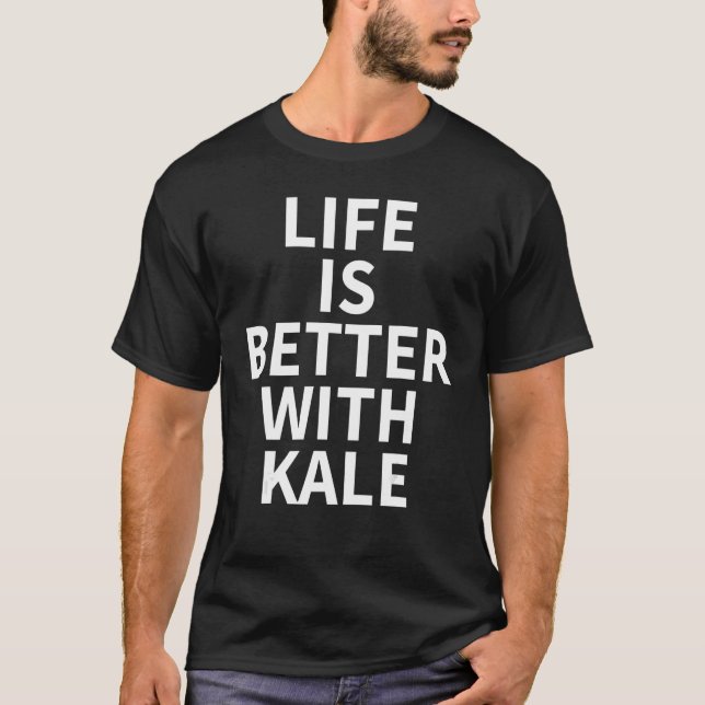 Kale Apparel - Funny Best Kale Lover Design T-Shirt (Front)