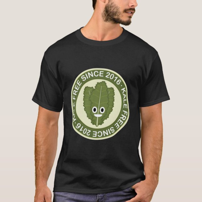 Kale Free Humor Dad Son Daughter Mom T-Shirt (Front)