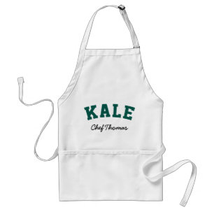 Kale Funny Vegan Style Adult Apron