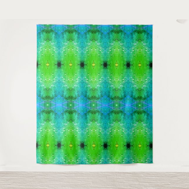 Kale Ikat 7 x GL Tapestry (Front)