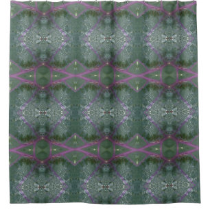 Kale Ikat 9 Shower Curtain